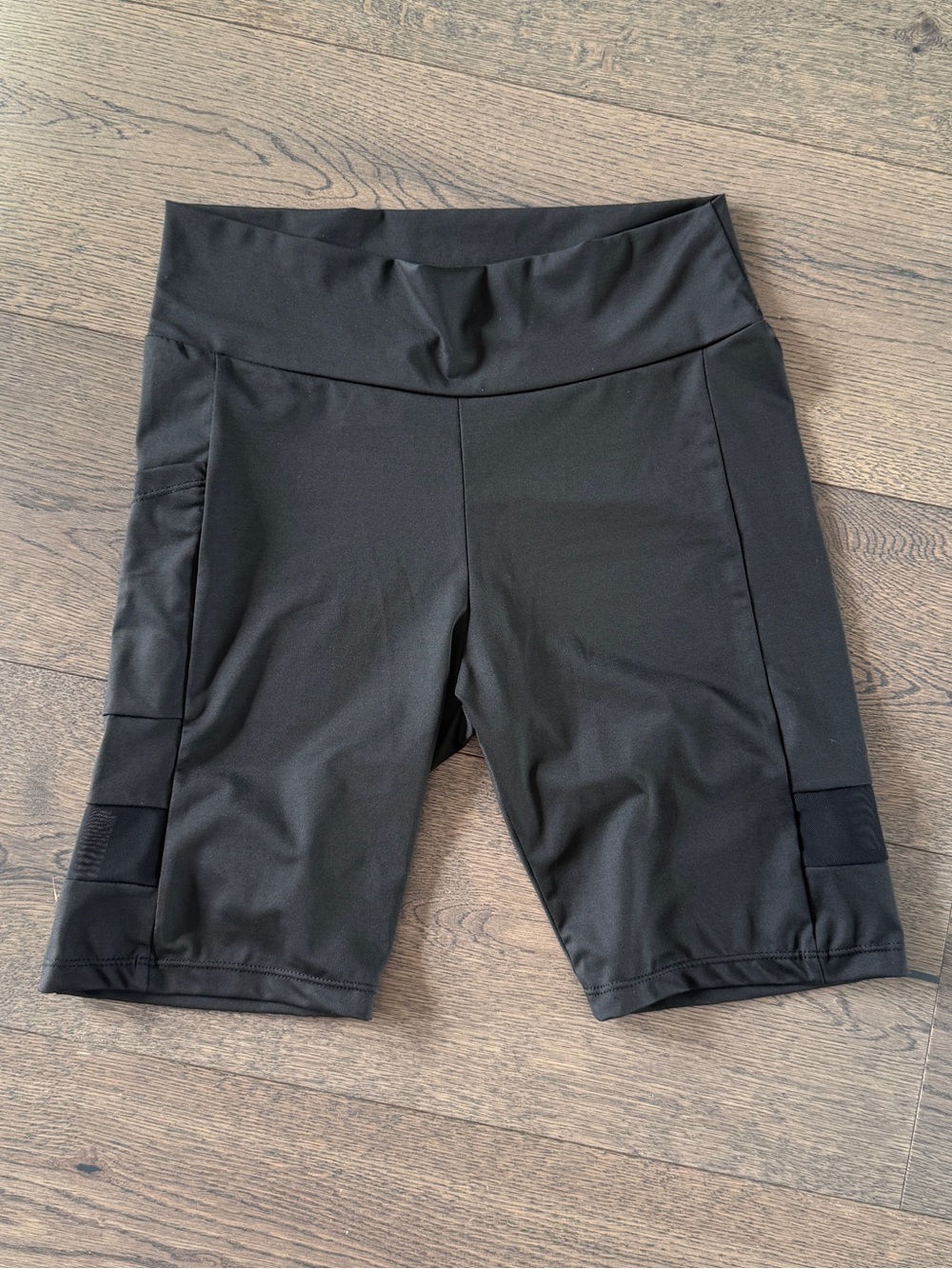 Black High Waisted Biker Shorts